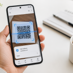 Lettura di un QR code da una foto salvata su uno smartphone